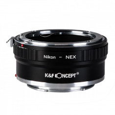 Adaptor montura K&F Concept Nikon-NEX II de la Nikon AI la Sony E-Mount (NEX) KF06.309