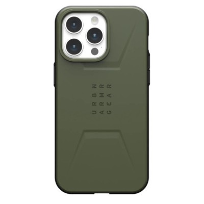 Husa pentru iPhone 15 Pro - UAG Civilian MagSafe - Olive Drab foto