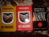 DEX masonic ( dictionar explicativ masonic ) -2 volume + Misterele templului masonic - Olimpian Ungherea / cartonate (pret este pentru ambele titluri