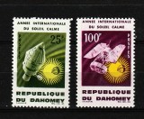 Dahomey / Benin, 1964 | Anul intl. al soarelui liniştit - Cosmos | MNH | aph, Spatiu, Nestampilat