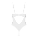 Body Obsessive Alissium Alb Dantela Cupe Reglabile Marime ML Poliamida Elastan