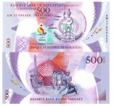 Vanuatu 500 Vatu 2017 Comemorativa Polimer P-20 UNC