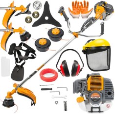 Motocoasa 6Cp+Accesorii Trimmer Cositoare Powermat foto