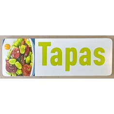 TAPAS , CARTE DE RETETE , FORMAT EVANTAI , TEXT IN LIMBA ENGLEZA , ILUSTRATA , 2006