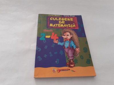 CULEGERE DE MATEMATICĂ &amp;ndash; CLASELE 2-4&amp;ndash; AUREL MAIOR RF17/4 foto