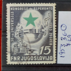 TS21 - Timbre serie Jugoslavia - Iugoslavia 1953 Mi729