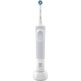 Periuta de dinti electrica Oral-B D100 Vitality Cross Action, 7600 oscilatii, 1 program, 1 capat, Alb