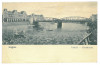 4610 - LUGOJ, boat and bridge, Romania - old postcard - used - 1906, Circulata, Printata