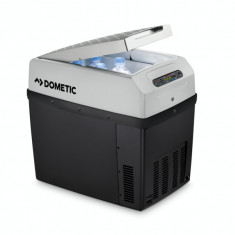 Cutie termoelectrica Waeco/Dometic TCX 21 TropiCool Alimentare la 12/24V DC si 230V AC Capacitate 20 litri Negru/Gri foto