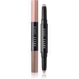 Bobbi Brown Long-Wear Dual-Ended Cream Shadow Stick creion pentru ochi duo culoare Pink Mercury / Nude Beach 1.6 g