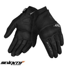 Manusi barbati pentru scuter - motocicleta Urban vara Seventy model SD-C40 Asphalt culoare: negru/gri &ndash; degete tactile M (8 cm)