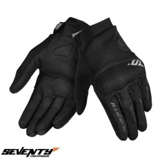 Manusi barbati pentru scuter - motocicleta Urban vara Seventy model SD-C40 Asphalt culoare: negru/gri &ndash; degete tactile M (8 cm)