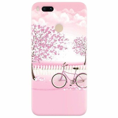 Husa silicon pentru Xiaomi Mi A1, Pink Spring foto