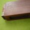 Veche cutie de chibrituri cu carcasa din lemn, provenienta suedeza