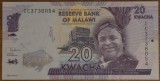 20 kwacha 2020, Malawi, UNC