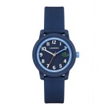 Lacoste Ceas analogic pentru copii cu curea din cauciuc/plastic Albastru 2030043