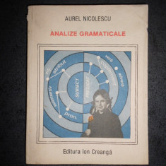 AUREL NICOLESCU - ANALIZE GRAMATICALE