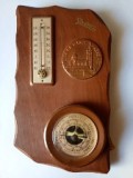 Statie meteo vintage Barometru / termometru