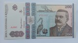 Romania - 200 Lei 1992-UNC