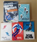 5 vol. Schiul pentru toti (Ion Matei Marea aventura a schiului, Gheorghe Epurean Urme de schi peste veacuri, Ion Berindei Schi alpin, Unde sa schiem)