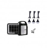 Kit solar CCLAMP CL-02, functie power bank, 3 becuri incluse, panou solar