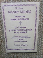 &Icirc;ndreptar pentru Spovedanie - Protos. Nicodim Mandita, Editura Agapis, Carte Religioasa Crestinism, Ortodoxie, Limba Romana