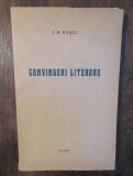 Convingeri literare - I.M. Lașcu