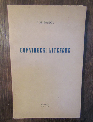 Convingeri literare - I.M. Lașcu foto