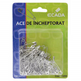 Set 100 Ace Metalice de Siguranta ECADA, 3 cm, Ace Nichelate de Siguranta, Ace de Incheptorat, Set Ace de Siguranta, Bolduri de Siguranta, Agrafe de S