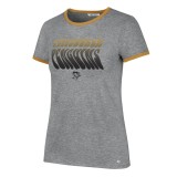 Pittsburgh Penguins tricou de dama Letter Ringer grey - L, 47 Brand