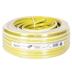 Furtun galben cu insertie 1/2, 12.5 mm, lungime 50 metri, 4 straturi, pentru apa, Premium Plus CL5, MF-FA1005-G01 foto