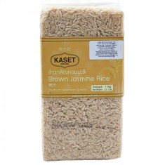 Orez Iasomie Brun Brown Jasmin Rice Kaset 1Kg Tailanda MLL foto