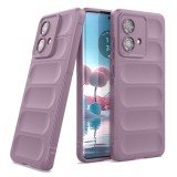 Husa wave, compatibila cu Motorola Moto G34, Grip Anti-Soc, Tpu, Night Purple, ALC MOBILE