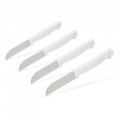 Set cuțite de bucătărie albe - 4 piese foto