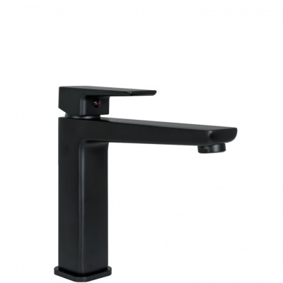 Baterie pentru lavoar REA Orix Black Low foto