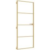 Cumpara ieftin Usa de interior Slim auriu 83x201,5cm sticla temperata/aluminiu
