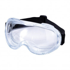 Ochelari protectie cu elastic/ventilatie Lahti Pro, policarbonat, filtru UV, strat anti-ceata