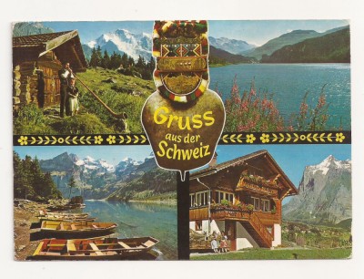 FG5 - Carte Postala - ELVETIA - Gruss aus der Schweiz, circulata 1968 foto