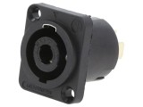 Conector difuzoare NEUTRIK NL4MPXX-UC, 4 pini, 30A, 250V, negru