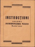 A1102 Instrucțiuni asupra &icirc;ntrebuințării măștii Model 1935 &ndash; interbelică