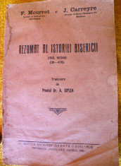 Carte religie Rezumat al Istoriei bisericii Ed. 1928 foto