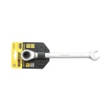 Cheie combinata fixa si inelara cu clichet 10 mm din otel Cr-V Crownman