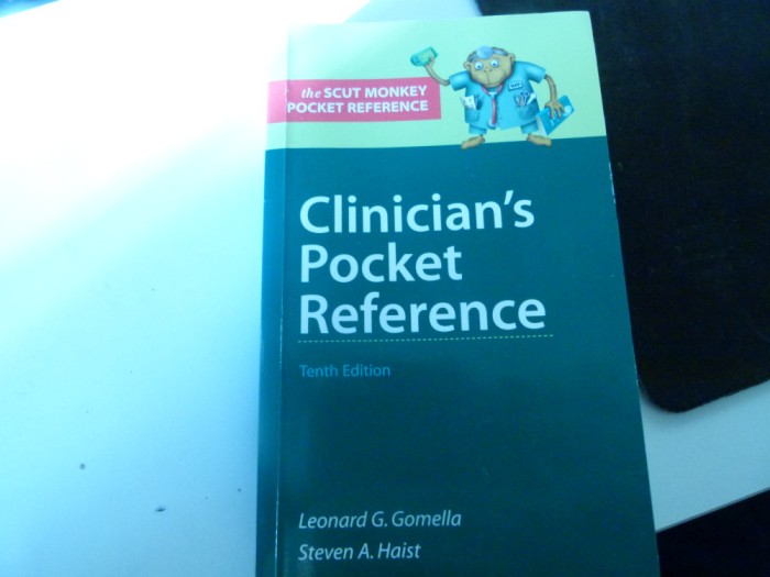 Clinician pocket reference