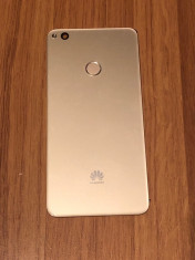 Capac Gold Cu Geam Camera Blitz Senzor Amprenta Swap Huawei P8 / P9 Lite 2017 foto