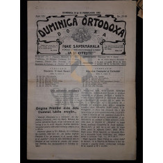 POPESCU-MALAESTI I. (PREOT), DUMINICA ORTODOXA, ANUL XIV, Numerele 25-26, 1932, Bucuresti