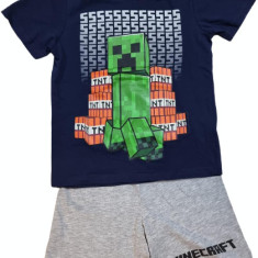 Pijama copii Minecraft Creeper TNT, 5 - 12 ani , ORIGINAL Mojang !!