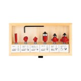 Set 6 freze pentru lemn, prindere 6mm Yato YT-68000