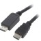 Cablu DisplayPort la HDMI 5m