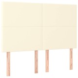 Cumpara ieftin Tablie de pat crem 144x5x118/128 cm piele ecologica