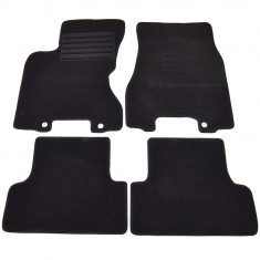 Covorase mocheta Nissan X-Trail 2007- Negre, set de 4 bucati Kft Auto